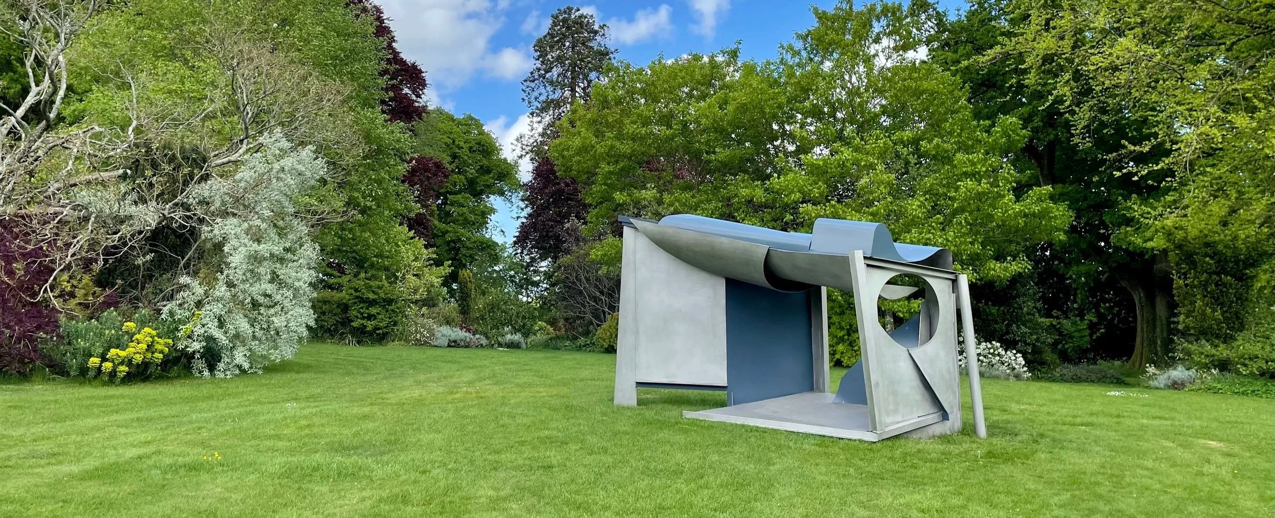 Anthony Caro, Palanquin, 1987–91, at Roche Court Sculpture Park